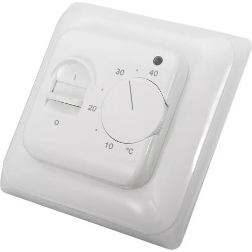 230V 16A Manual Control Temperature Regulator Mechanical Floor Heating Thermostat Temperature Control Switch with Floor Sensor