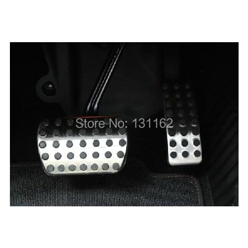 STYO Sport Fuel Gas Brake Foot Rest Pedal Plate AT For LHD Benz W166 ML350 ML350CDI W251 R350 R500 R550