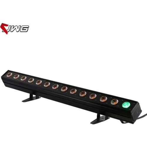 Free Shipping 14X12W RGBWA UV 6IN1 Indoor Pixel Control Individual Led Wall Washer Lights DMX For Stage Bar Disco