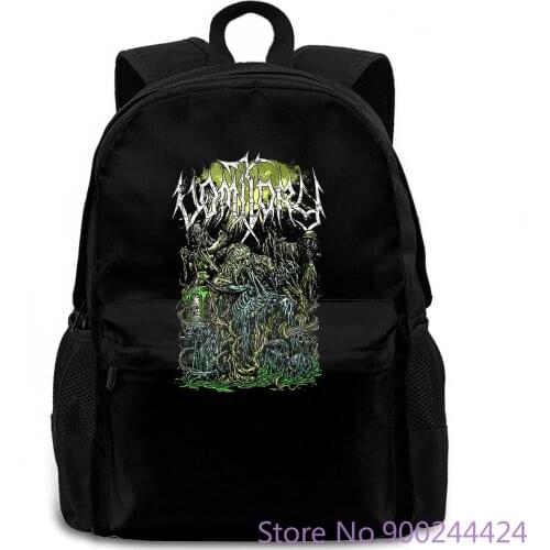 Vomitory From The Fiery Pits New Cool Slim Fit Letter Printed women men backpack laptop travel school adult student