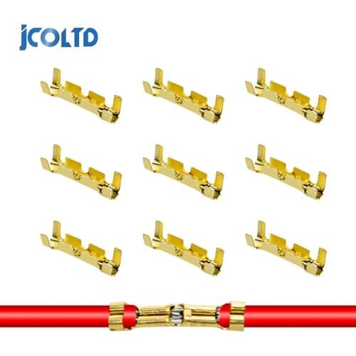 50pcs/100pcs 453 U-shaped terminal tab cold inserts connectors cold terminal small teeth fascia terminal,0.3-1.5mm2