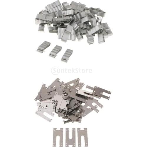 50x Solar PV Cable Mounting Frame Cable Clip+50 Conductive Sheet