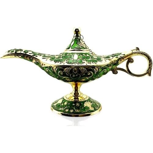 Cartoon Movie Aladdin Lamp Toys Halloween Decoration Cosplay Costume Home Party Favors Fancy Dress Props Toy Figures Ornaments