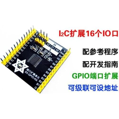 Free Shipping! GPIO port expansion module PCA9555 IIC interface pins Resource Expansion Module