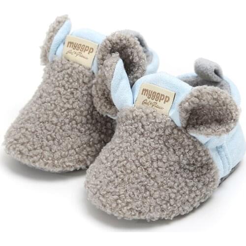 Toddler Girl snow Boots Shoes Newborn Baby Autumn Winter cotton Warm Soft Sole Plush Prewalker