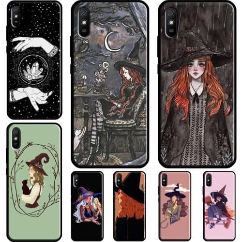 Girly Pastel Witch Goth Phone Case For Xiaomi Redmi Note 10 Pro 8 9 Pro 8T 7 9S Cover For Redmi 9T 9A 8A K40 7A 9C