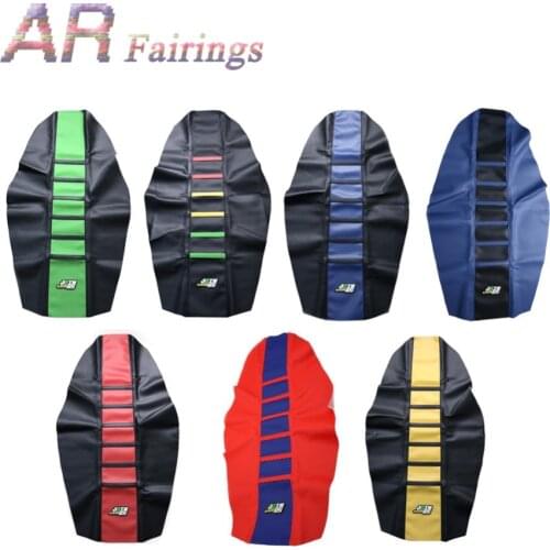 PU Leather Rubber Gripper Soft Seat Cover For Kawasaki KXF 250 KXF250 2009 2010 2011 2012 2013 2014 2015 2016 2017 2018