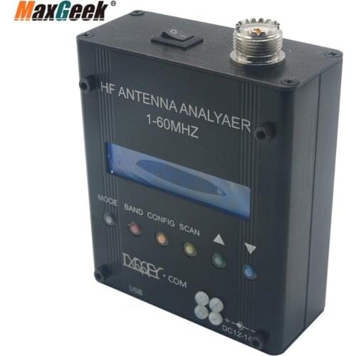 MR300 Digital Shortwave HF Antenna Analyzer Meter Tester 1M to 60M for Ham Radio