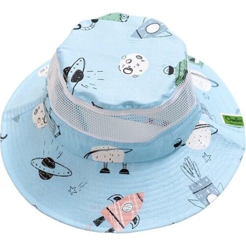 Baby Bucket Hats Girls Cap for Boy Girls Panama Hat Children Caps Baby Girl Cartoon Hat Kids Childrens Sunhat Panama Sun Cap