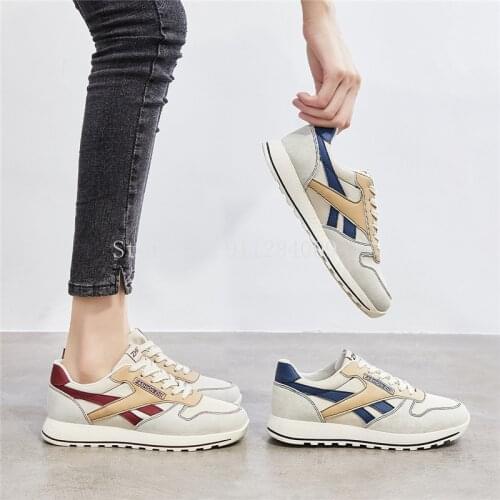 Forrest Gump shoes womens leather 2021 Korean student flat running shoes leisure net red sports leisure shoes women