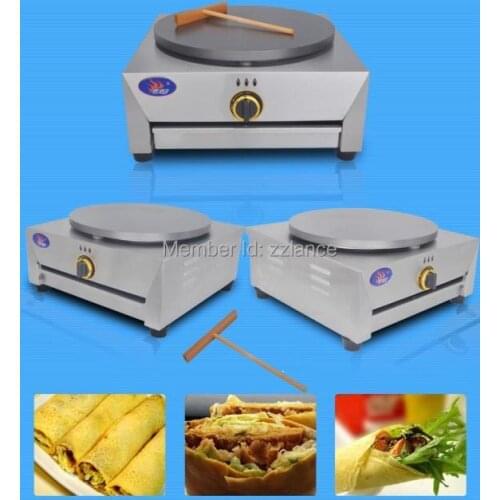 Gas crepe making machine, gas crepe machine