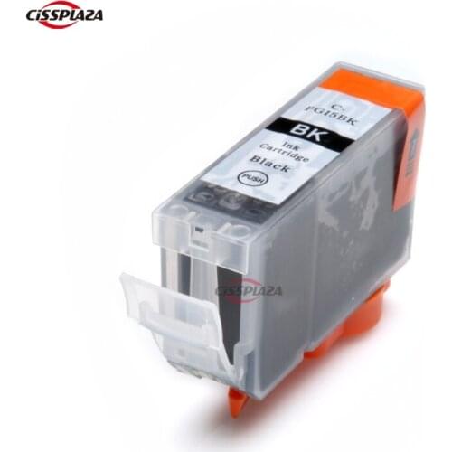 CISSPLAZA 5x Black ink cartridge for Canon PIXMA IP4300 IP4500 IP4500X IP5200 IP5200R IP5300 MP500 MP600 mp800 PGI5 pgi-5 BK