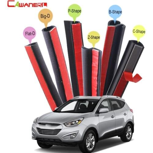 Cawanerl For Hyundai Terracan Veracruz Tucson ix25 ix35 Car Seal Sealing Strip Kit Rubber Weatherstrip Seal Edge Trim