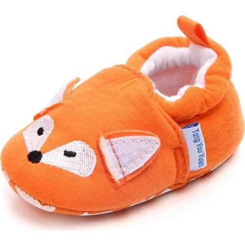 Infant Baby Boy Girl Elk Bear Cartoon Soft Bottom Shoes Kids Prewalker Sneakers First Walkers Shoes