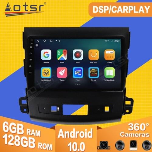 For Mitsubishi Outlander 2006 - 2012 Android Car Tape Radio Recorder Multimedia Player Stereo GPS Navi Video Head Unit No 2 din