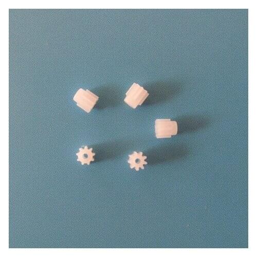 Free Shipping SYMA 5PCS as showing 9T X5 X5C Main Motor Gear Rc Original Spare Parts Rc Mini Helicopter