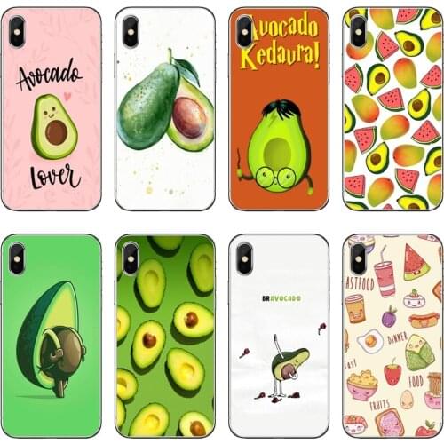 Cute Avocado Food pattern For Samsung Galaxy J8 J7 J5 Prime pro J3 A3 A5 A7 2018 2017 2016 soft cover case