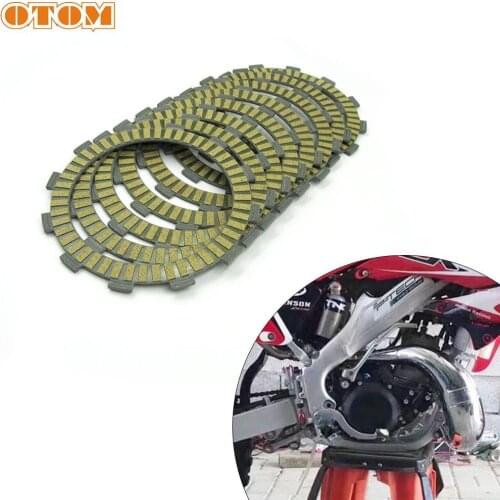 OTOM For HONDA CR125R CRF250R Moto Clutch Plates 22201-KS6-700 Dirt Bike Enduro Motorbike Engine Parts Clutch Friction Disc Kit