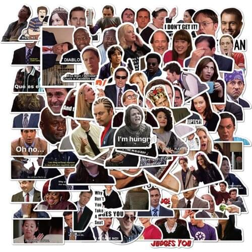 10/30/50PCS Classic TV Show Meme Stickers DIY Fridge Laptop Luggage Skateboard Funny Sticker Decal for Kid Toys Gift