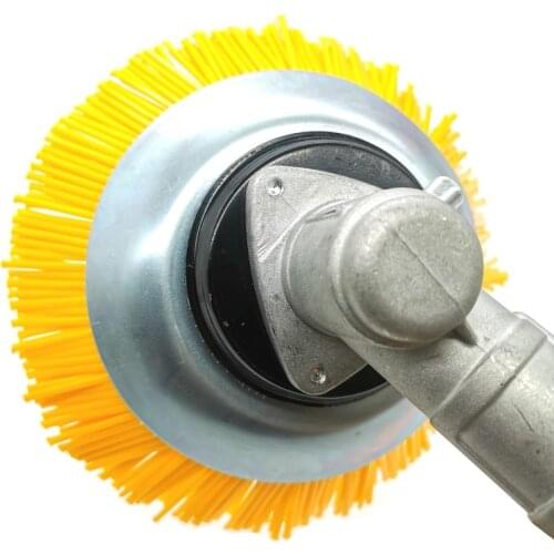 8 Inch Grass Trimmer Head Nylon Straw Rope Trimming Head Rusting Brush Cutter Mower Streng Nylon Weeding Head for Lawn Mower