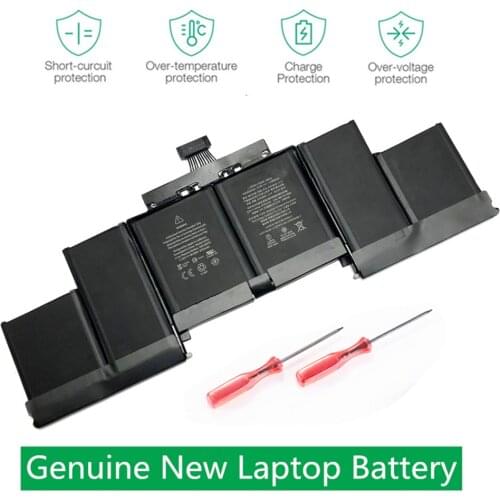 New A1618 Laptop Battery for Apple Macbook Pro Retina 15'' 15.4 inch A1398 2015 year MJLQ2LL/A MJLT2LL/A New 11.36V 8755mAh
