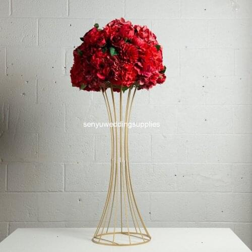 New style 4pcs)Wholesale Metal Chandelier Flower Stand Centerpiece For Wedding Table senyu1802