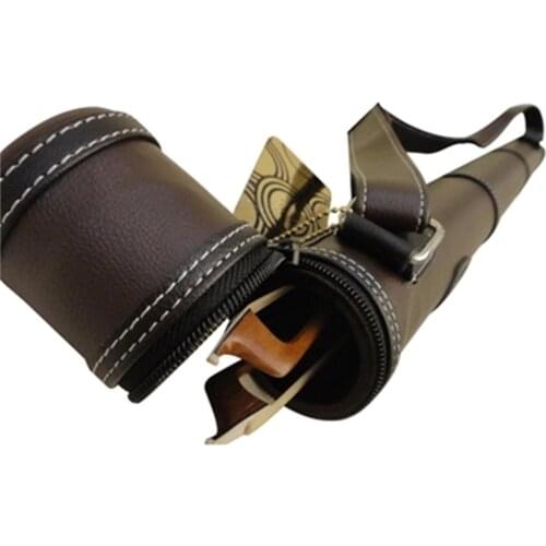 Genuine Pedi 2 Piece brown Bow Tube for Violin, Viola