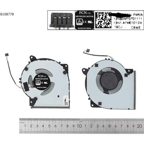 Original Cooling Fan New for ASUS X409U X509U X409F X509F FL8700D FL8700 DFS561405PLOT Laptop Radiator Fan