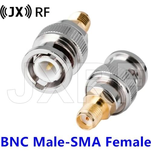 2PCS SMA TO BNC Connector BNC Male Plug to SMA Female Jack Adapter