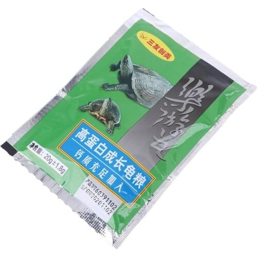 20g High Protein Spirulina Wheat Soybean Aquarium Tortoise Turtle Food Improve Immunity Healthy Delicious Feed Home Fish Tank