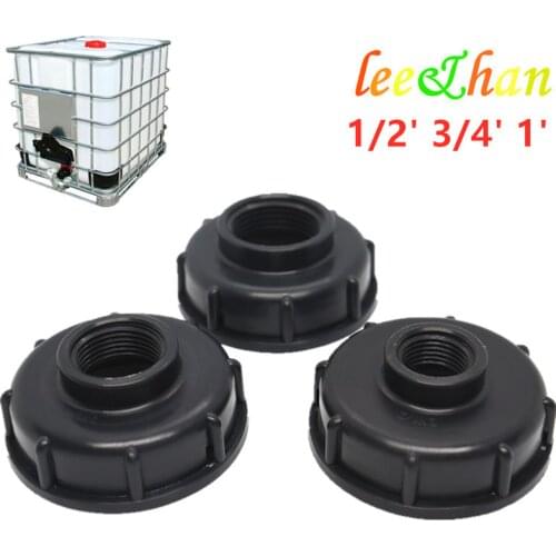 Durable Ibc Tank Fittings S60X6 Coarse Threaded Cap 60Mm Female Thread To 1/2 ", 3/4", 1 "Adapter Connector
