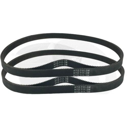 Rubber Timing Belt HTD732-3M HTD738-3M HTD750-3M HTD753-3M Customize Width 8mm 10mm 12mm 15mm 20mm 30mm