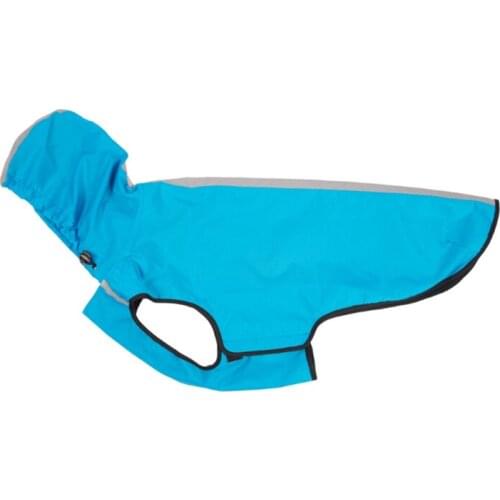 S-3XL Safe Reflective Dog Raincoat Polyester Waterproof Pet Dog Rain Clothing Clothes For Small Medium Large Dogs Hoodies Coat