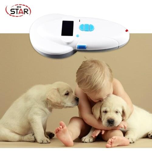 FDX-A FDX-B HDX 134khz/125khz Universal Pet Microchip Scanner RFID Animal Readers for ear tags microchips