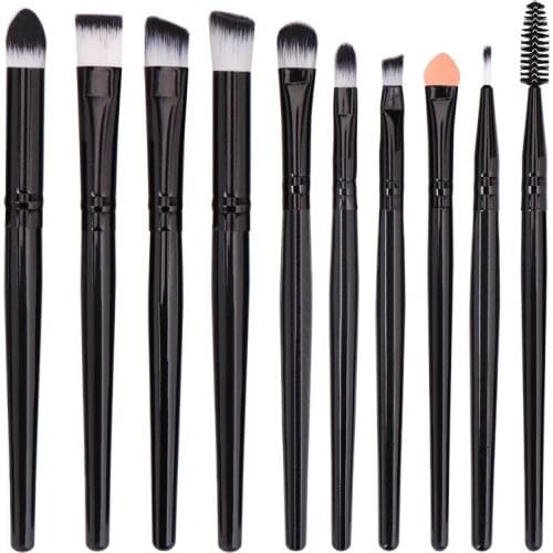 10Pcs Makeup Brushes Set Eye Shadow Foundation Powder Eyeliner Eyelash Lip Make Up Brush Cosmetic Beauty Kit blending brush