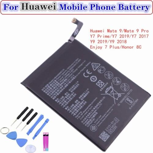4000mAh HB406689ECW Battery For Huawei Mate 9,Mate 9 Pro,Y7 Prime,Y7 2019,Y7 2017,Y9 2019,Y9 2018,Enjoy 7 Plus,Honor 8C + Tools