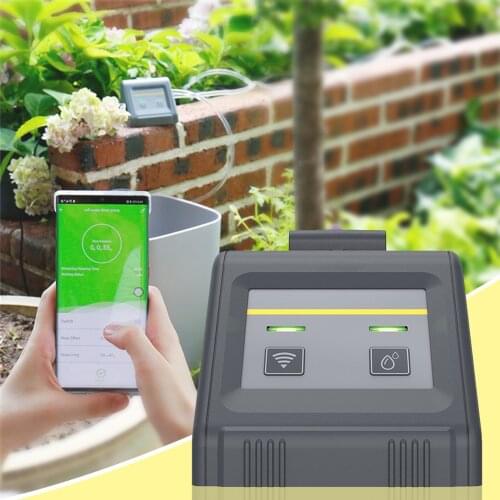 For Tuya-WiFi Control Automatic Drip Irrigation System Water Timing Micro Irrigation Transmitter IPX2 Waterproof USB Gadgets