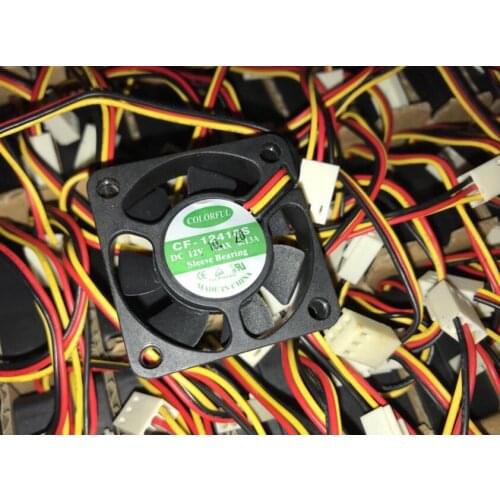 CF-12410S 4010 12V 0.13A 40*40*10mm 2/3 line mute radiator fan