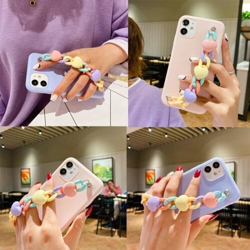 Love Heart Bracelet Case For Huawei Y8P P SMART S Y9 Y7 Y6 Y5 PRO prime 2018 2019 Nova 2 2i Mate 7 9 10 20 lite 5 G9 PLUS Cover