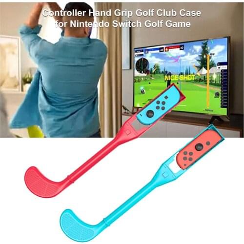 Controller Hand Grip Golf Club Case For Nintendo Switch Golf Game Left And Right Small Handle Game Accessories Set