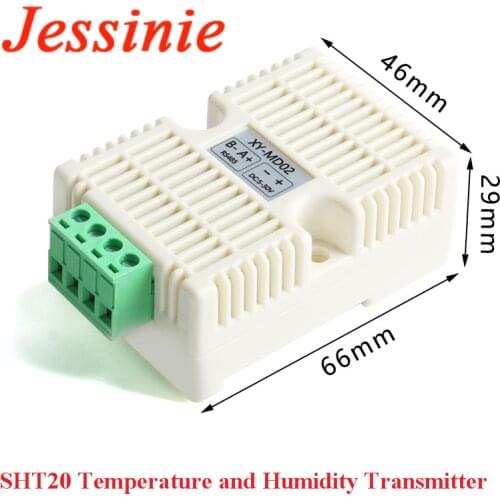 Temperature and Humidity Transmitter SHT20 RS485 Signal Sensor IIC I2C High Precision Industrial Modbus Rtu Protocol Monitoring