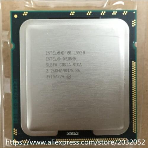 For Intel Xeon L5520 Processor 2.26GHz 8MB Quad-Core LGA 1366MHz Server CPU (working 100% Free Shipping)