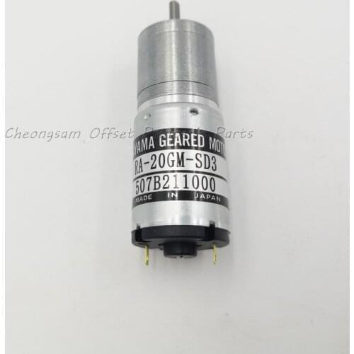 Free shipping 10 Piece GA230B21 Ink Key Motor Mitsubishi Printing Press Parts Sayama RA-20GM-SD3 WRF-130CH-108450 Printing Motor