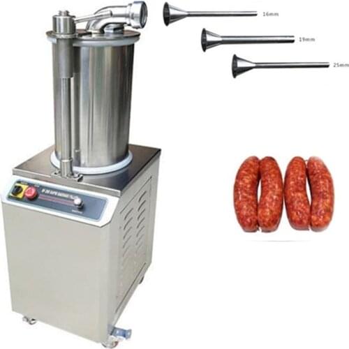 Food Grade Stainless Steel 35L Capacity Automatic Sausage Stuffer Machine Hot Dog Meat Extruder Filler