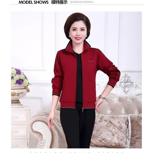 Cotton Women 3 Piece Set Autumn Winter Clothes 2021 Jacket Short Sleeve T-shirt Pants Jogging Suit Womens Sets