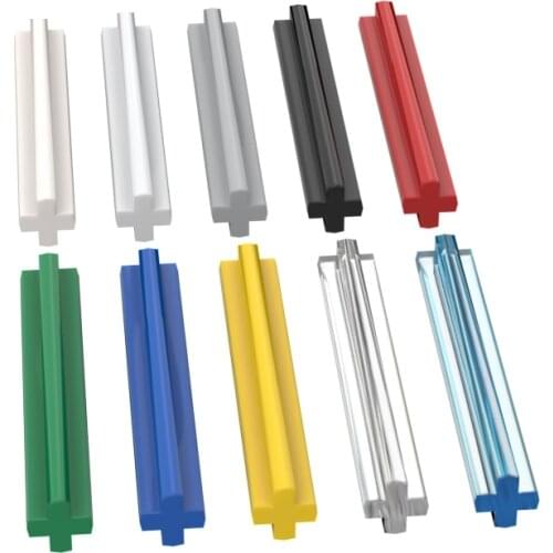 10PCS Building Blocks 3705 1x4 Axle 4 Cross Shaft High-Tech Bricks Assembles Particles DIY Education Parts Toy For Children Gift