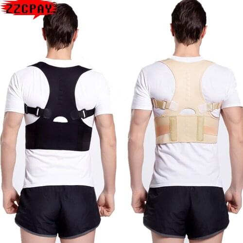 Adults Students Woman Personal Health Care Posture Corrector Support Magnetic Back Improved Shoulder Back Brace Belt