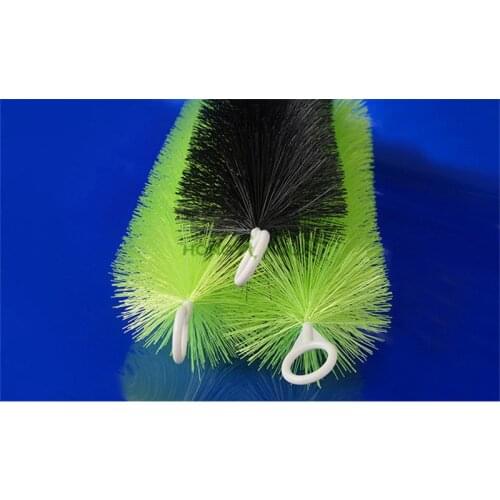 Filter material equipment Fish pond Koi fish pond filtering system brush black green 304 stainless steel core Aquarium supplies