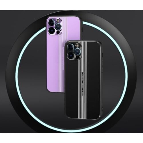 Luxury Matte Aluminum Metal Case For iphone 12 Pro Max 12 Mini Metal Camera Lens Protector Film Phone Case Cover iphone12