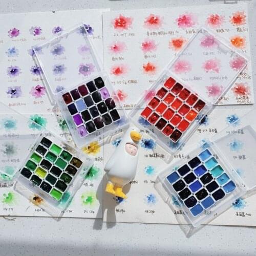 MG /Holbein/ DANIEL SMITH Collectio Acuarelas illustration Aquarela Art Supplies